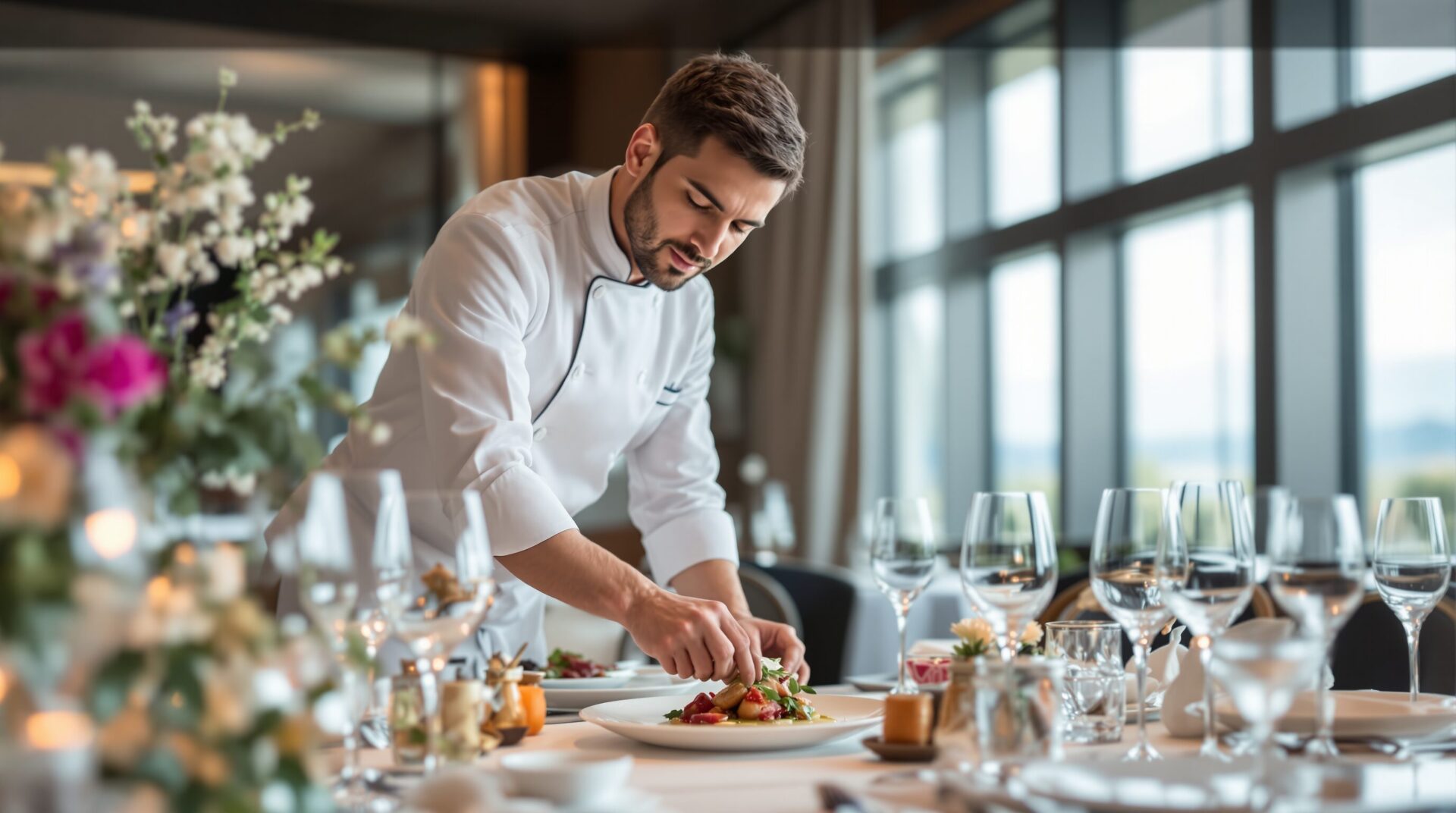 Le raffinement d’un chef privé pour une clientèle d’exception